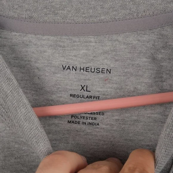 Van Heusen Light Gray Men's Lightweight Sweater NWT - Picture 5 of 6